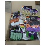 Box Lot of Assorted Halloween Items