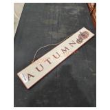 Autumn Hanging Sign