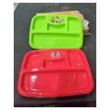 (6) Kids Sectioned Plates