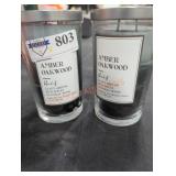Amber Oakwood 17oz Candles