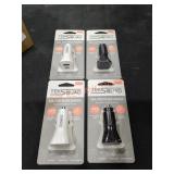 (4) Dual Port Car Chargers
