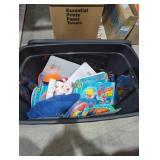 Storage Container Filled w/ Assorted Items