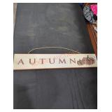 Autumn Decrotive Sign