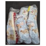 Bag Lot of 3PK Fuzzy Holiday Socks