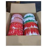 (8) Christmas Tins