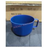 (8) Large Blue Plastic Mugs