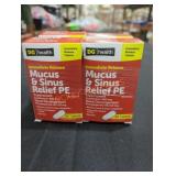 (4) Mucus & Sinus Relief 30 Tablets