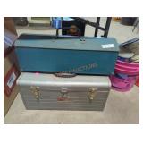 Three Metal Toolboxes