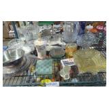 Misc Glass, Metal, Etc Lot