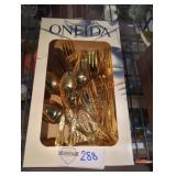 Gold Tone Silverware
