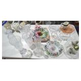 Glass & Ceramic Table Lot