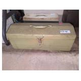 Metal Toolbox with Contents