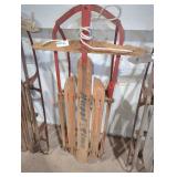Vintage Happi Time Wooden Sled