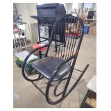 Black Metal Rocking Chair