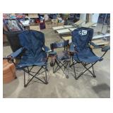 Three Folding Lawn Chairs
