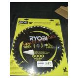 Ryobi 10" Thin Kerf Miter Saw Blade