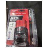 Milwaukee M12 cp 2.5 ah battery