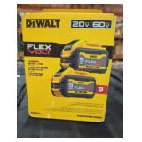 DeWalt 20v/60v flex volt lithium ion 9ah batteries