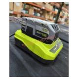 Ryobi 18v 4 ah battery and charger