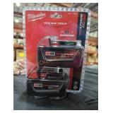2 Milwaukee M18 xc 3 ah batteries