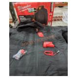 Milwaukee M12 Heated Hooded Jacket Kit, XL Black