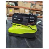 Ryobi 18v 4 ah battery and charger