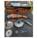 Ridgid Corded 7" Angle Grinder