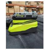 Ryobi 18v 2 ah battery and charger