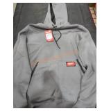Milwaukee Midweight Pullover Hoodie, L Gray