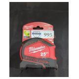 Milwaukee 25ft Compact Auto Lock Tape Measure