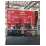 2 Milwaukee M12 xc 3 ah batteries