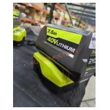 Ryobi 40v 7.5 ah battery and charger