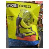 Ryobi 18v 7.5" Bucket Top Misting Fan Kit
