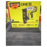 Ryobi 18v 16ga Straight Finish Nailer, Tool Only