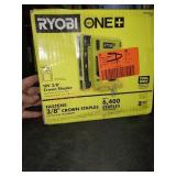 Ryobi 18v 3/8" Crown Stapler, Tool Only
