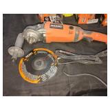 Ridgid Corded 7" Twist Handle Angle Grinder