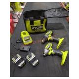 Ryobi 18v 2-TOOL Combo Kit