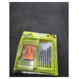 Ryobi Round Shank Black Oxide Drill Bit Set