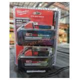 2 Milwaukee M18 xc 6 ah batteries