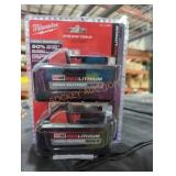 2 Milwaukee M18 high output xc 6 ah batteries