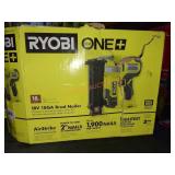 Ryobi 18v 18ga Brad Nailer, Tool Only