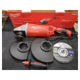 Milwaukee Corded 7"/9" Large Angle Grinder