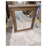 Brown Mirrored Medicine Cabinet