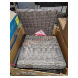 (2) Outdoor Wicker Chairs