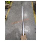White Plastic Pole!Sold As Is Where Is, No