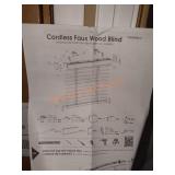 HDC White Cordless Faux Wood Blinds 71" x 36"