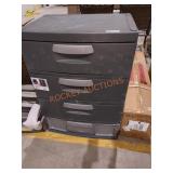Sterlite 4 Drawer Unit, Has Damage