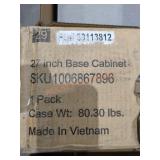 27 inch Base Cabinet