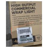 Commercial Electric LED LIGHT 4 Ft  Qty 2