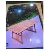 Brown Phi Villa outdoor table